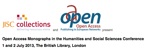  Open Access Monographs in the Humanities and Social Sciences Conference