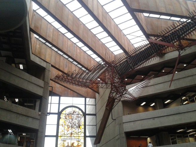 Inside the Biblioteca Nacional, Instituto de Investigaciones Bibliográficas, UNAM, Méxic