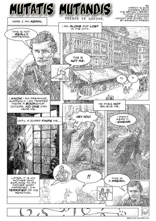 Mutatis Mutandis #6: Terror of London. Images from the British Library Flickr Commons (Public Domain). Layout and story CC-BY Ernesto Priego. Click on image to enlarge. 