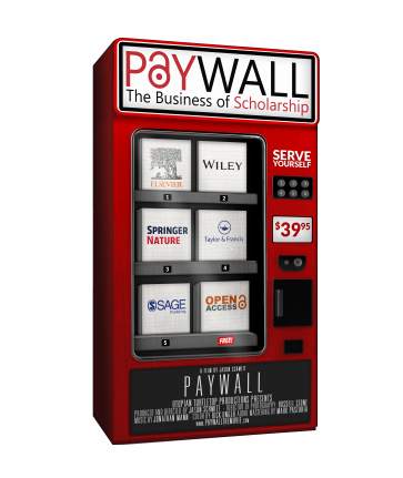 Paywall documentary film promotional poster