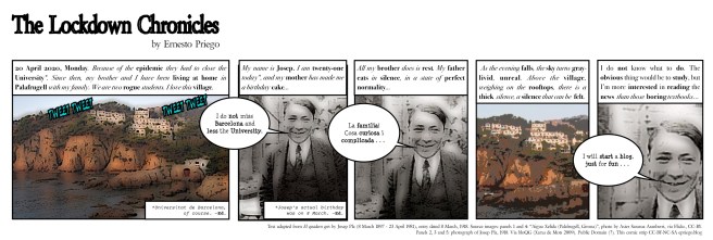 Josep is bored at home.