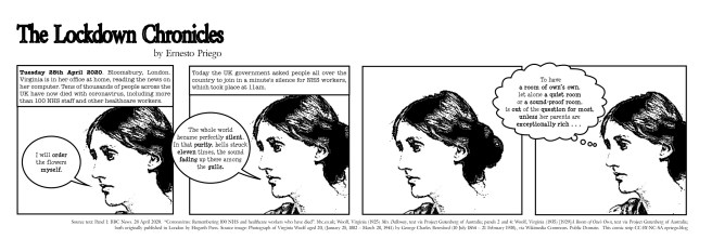 Virginia said she would order the flowers herself. 