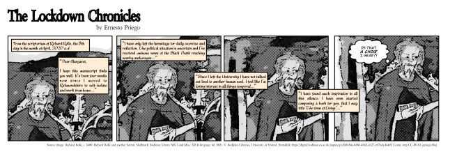 Richard Rolle (ca. 1300–30 September 1349) was an English hermit, mystic, and religious writer. He wrote The Form of Living and his English Psalter for a nun, Margaret Kirkby, who also became an anchoress. 