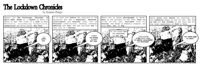 Sarah dreads no animal but men.