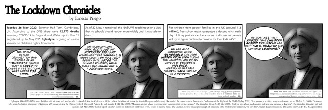 Eglantyne gives a seminar.