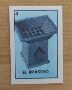 4. El brasero. Lotería card