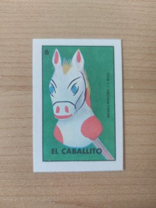 Lotería card 6. El caballito. Imagen ® Novedades Montecarlo S.A. 